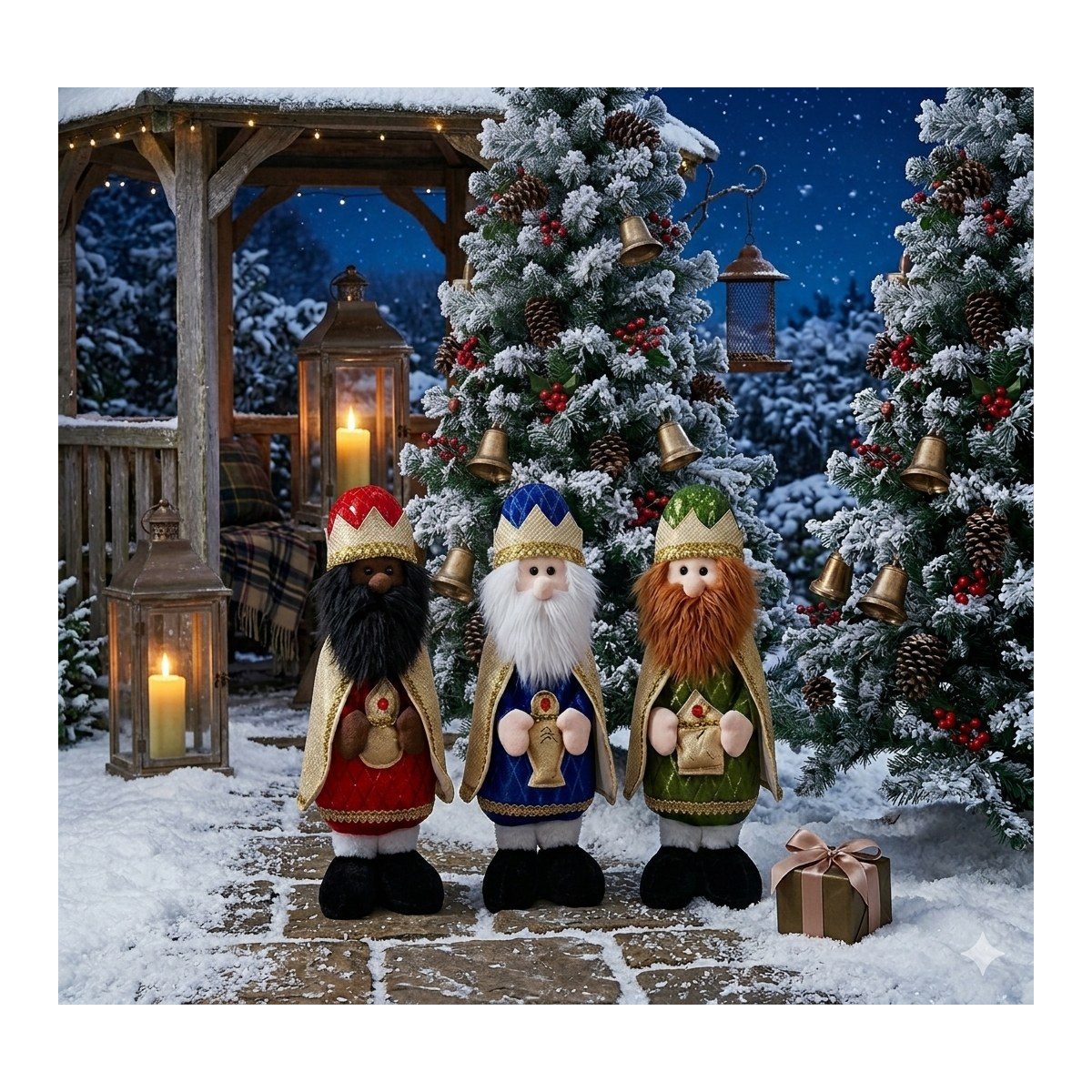 Muñecos reyes magos