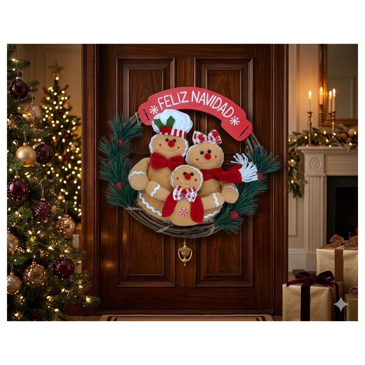 Colgante puerta galletas jengibre