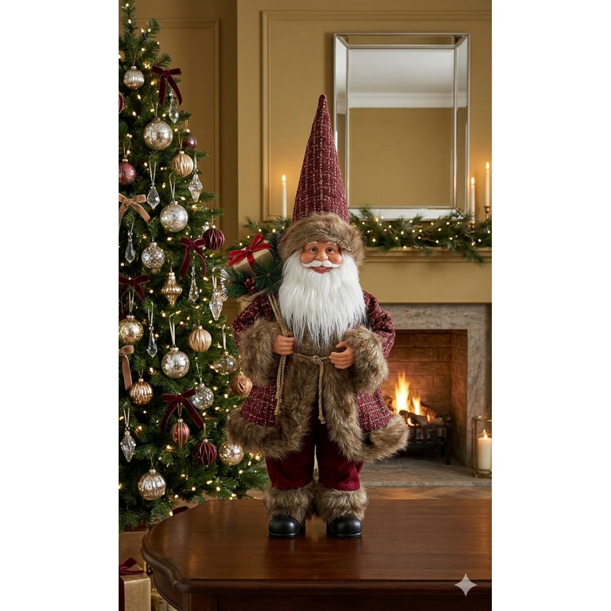 Santa claus bolsa de regalos