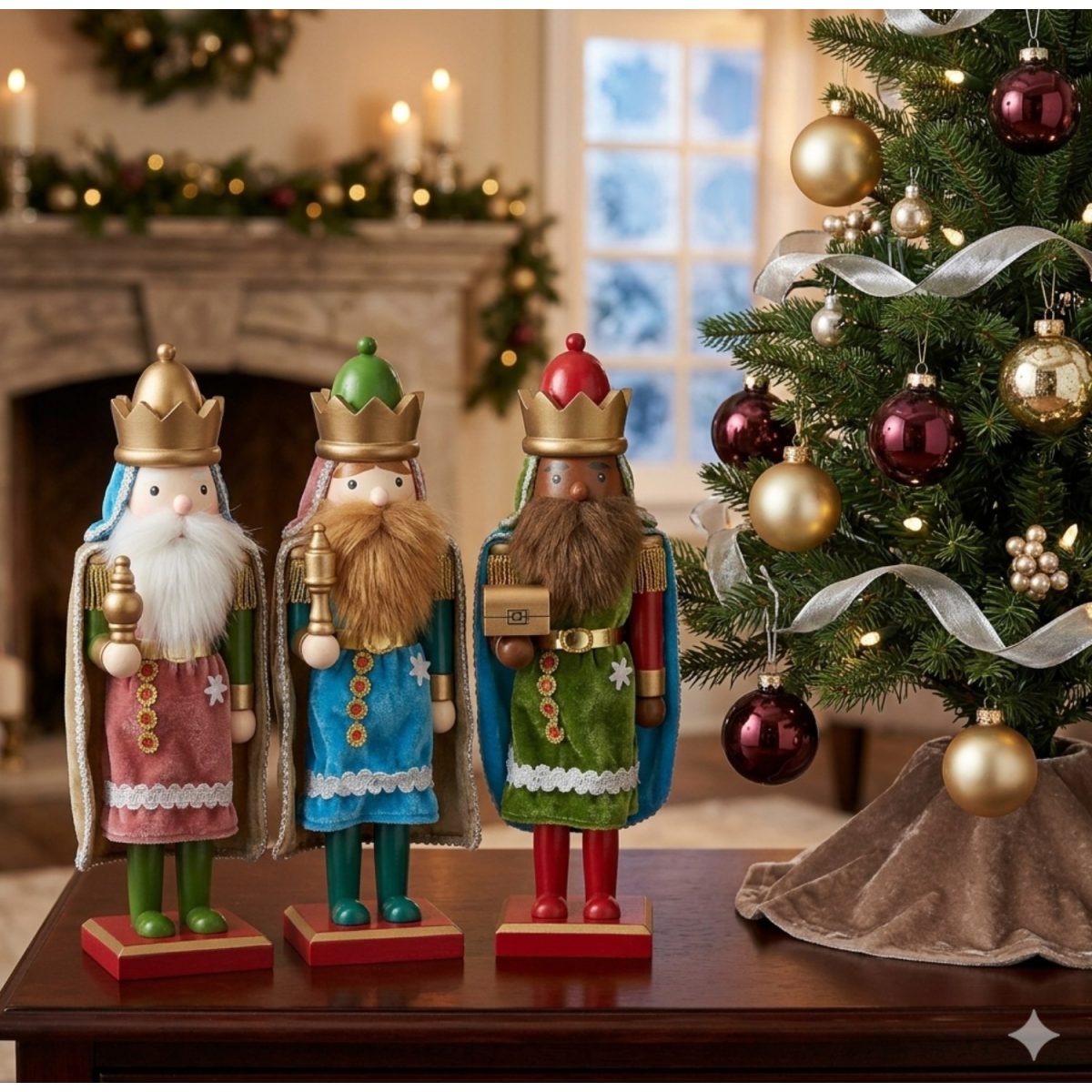 Reyes Cascanueces Navideños
