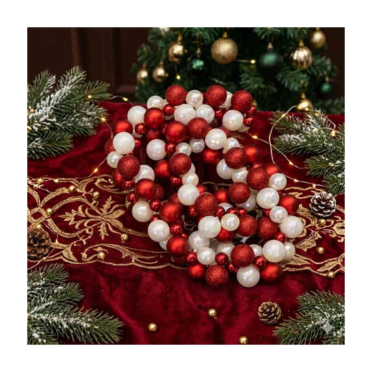 Guirnalda de Esferas Navideñas