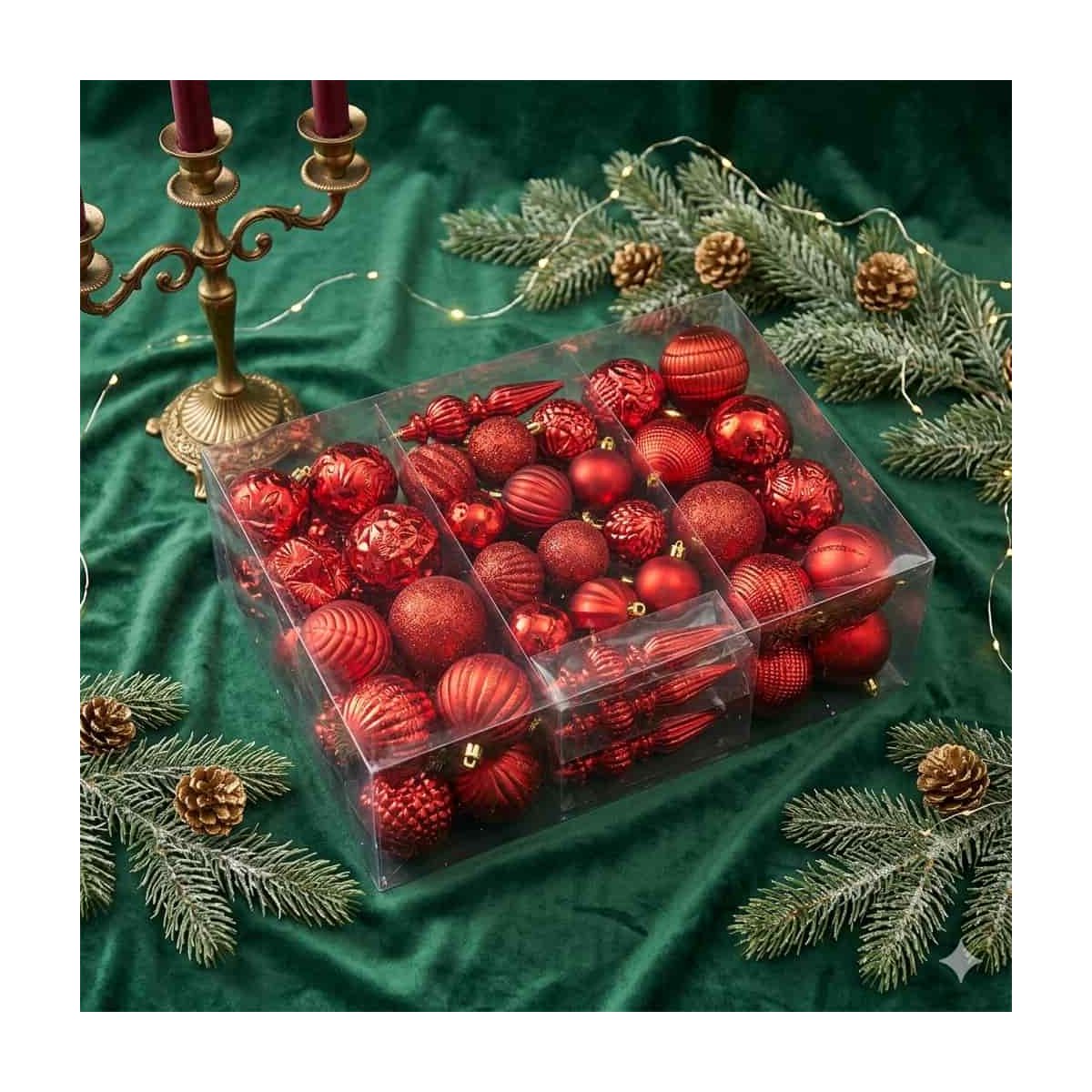 Esfera Navideña Rojo