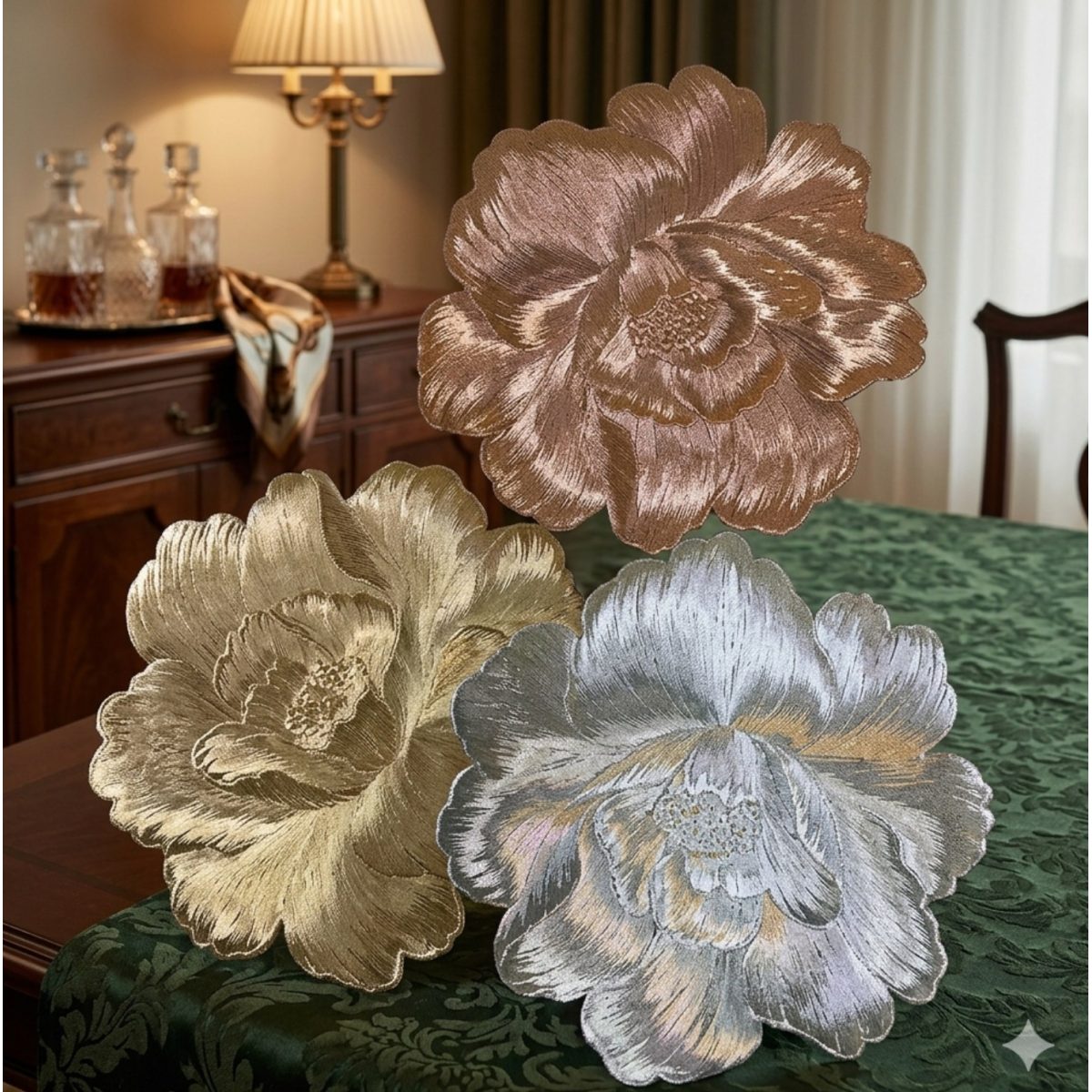 Manteles individuales rosas (3)