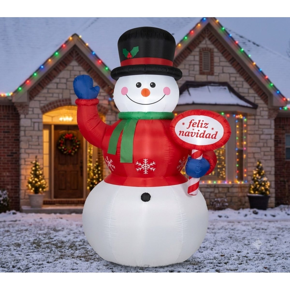 INFLABLE DE NAVIDAD MU?ECO DE NIEVE 400CM