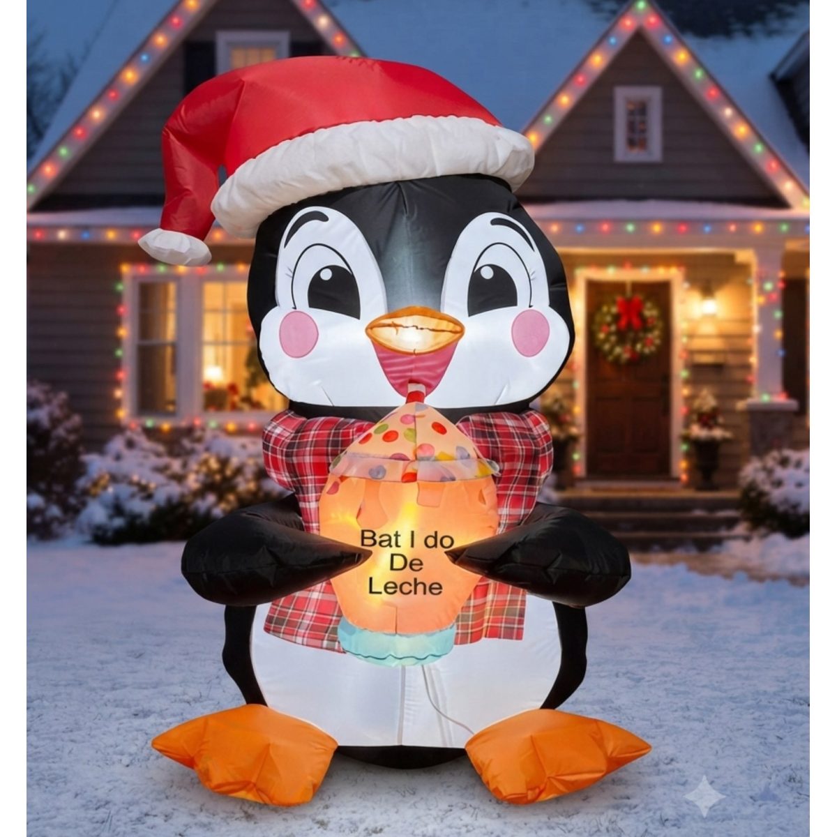 INFLABLE DE PINGüINO TIEMBLA 120CM