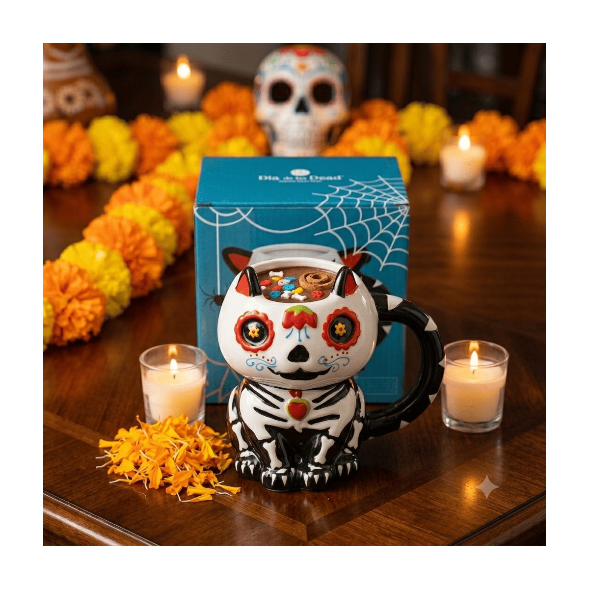 TAZA HALLOWEEN GATO