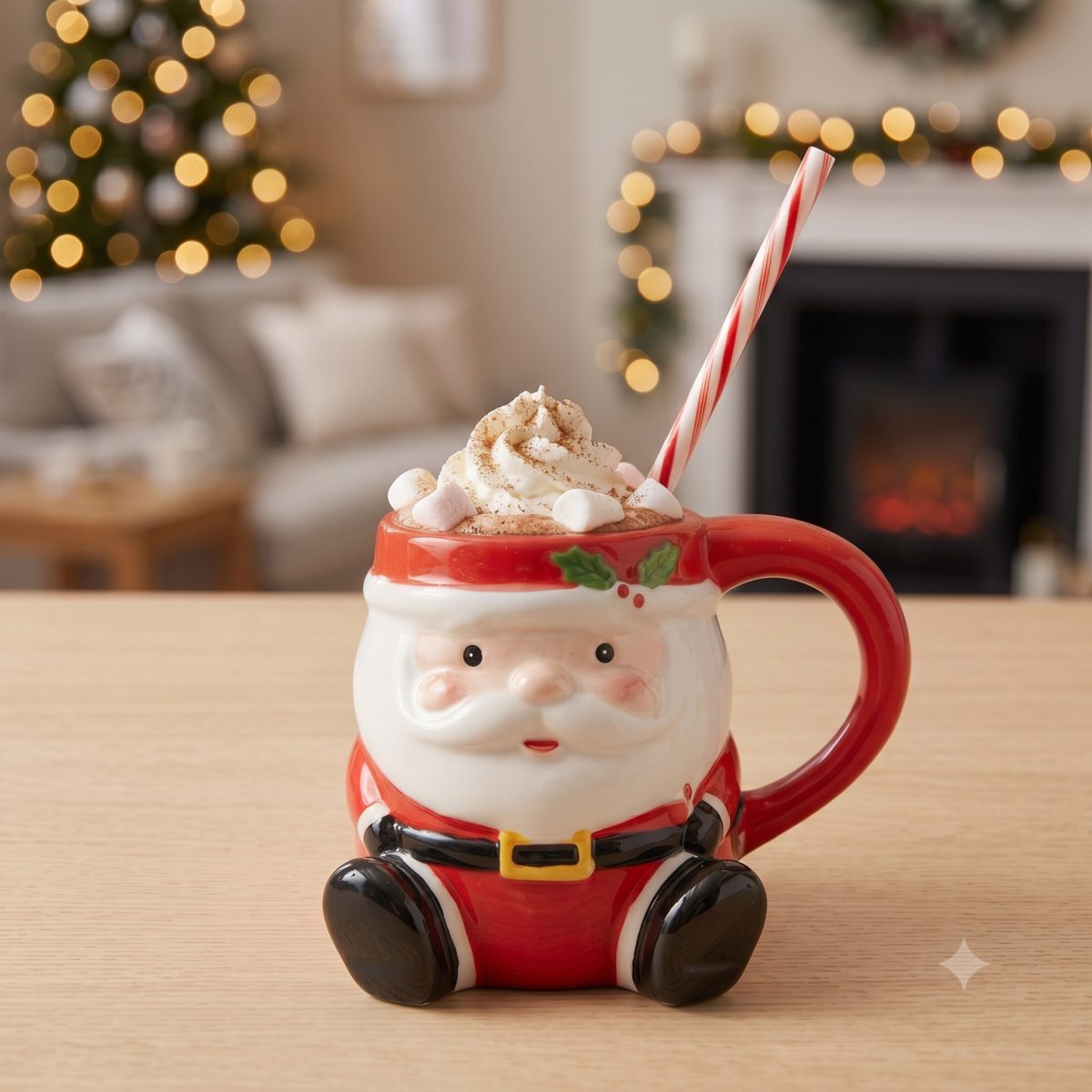 TAZA NAVIDAD SANTA