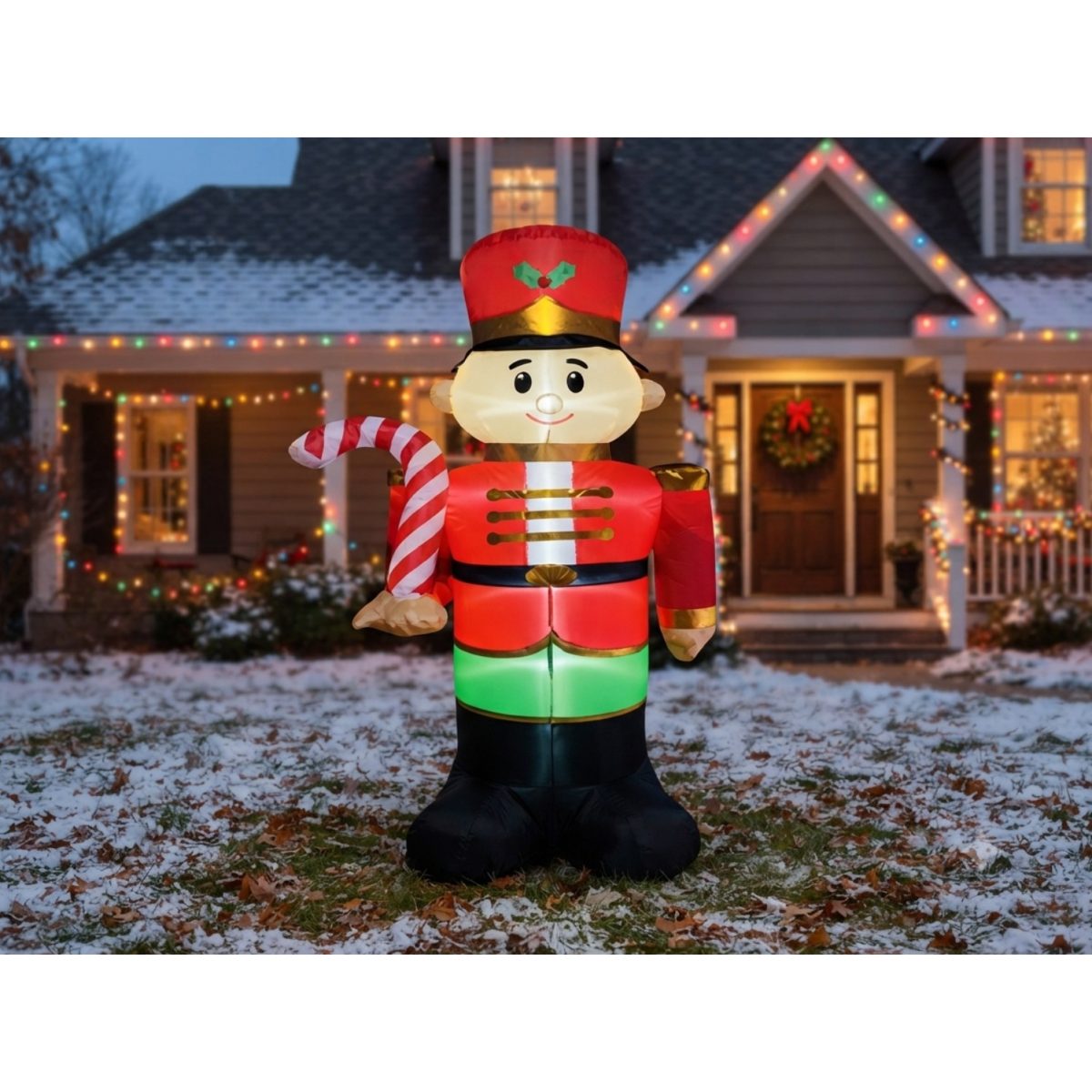 FIGURA DECORATIVA TIPO INFLABLE DE CASCANUECES 240CM