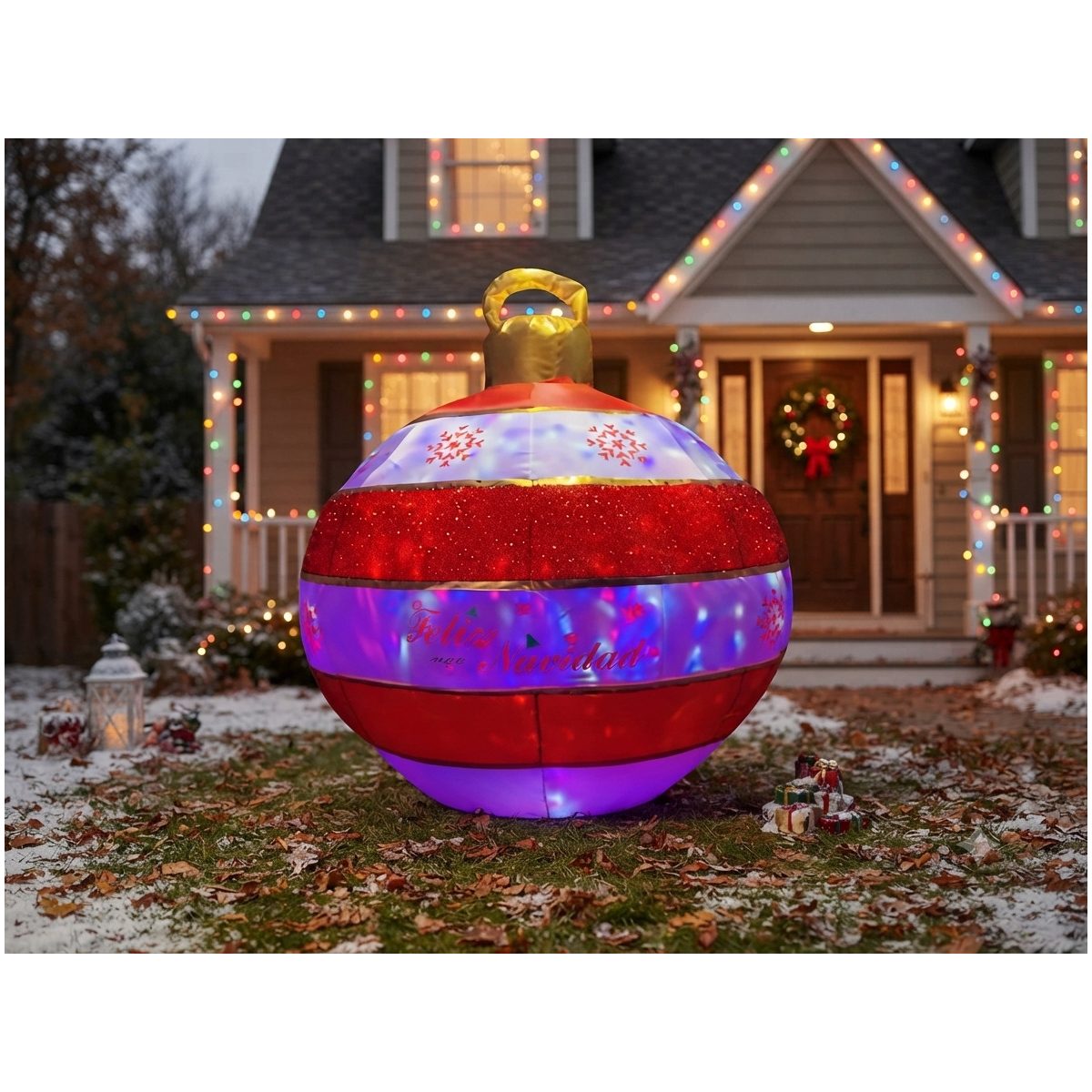FIGURA DECORATIVA TIPO INFLABLE DE ESFERA 210CM
