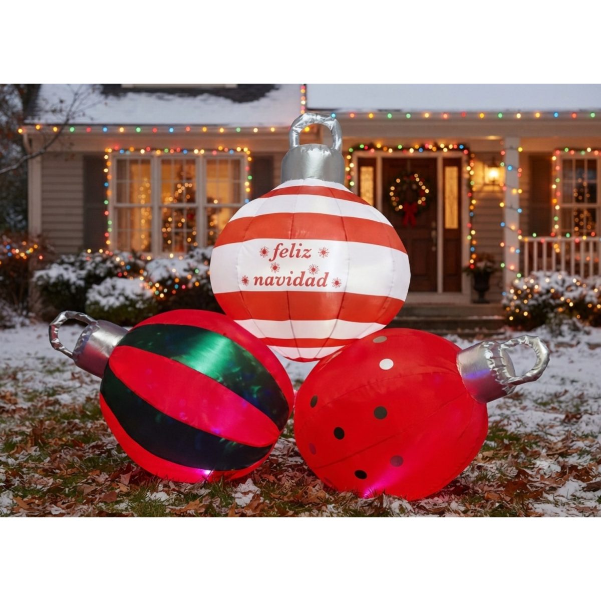 FIGURA DECORATIVA TIPO INFLABLE ESFERAS 180CM