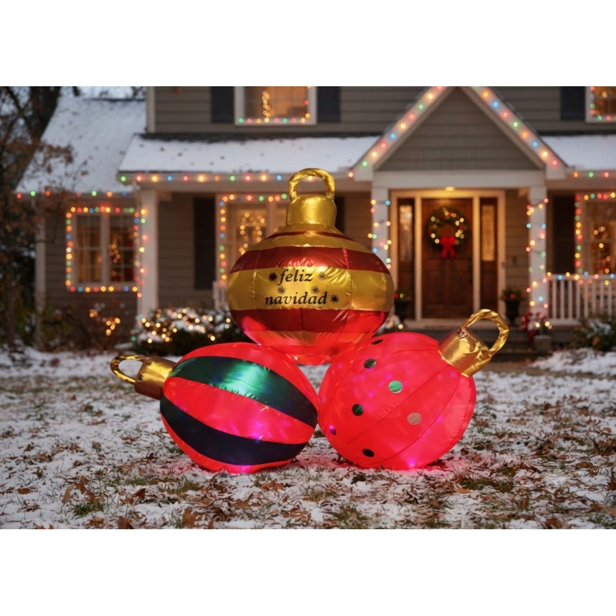 FIGURA DECORATIVA TIPO INFLABLE ESFERAS 180CM