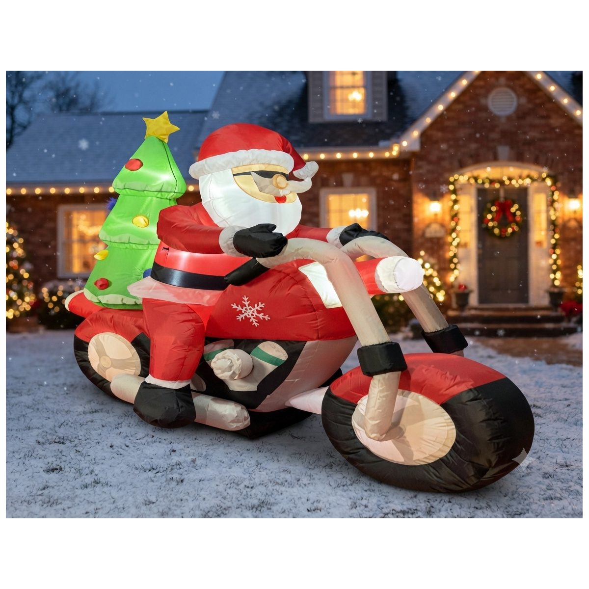 INFLABLE DE SANTA MANEJAR MOTO 180CM