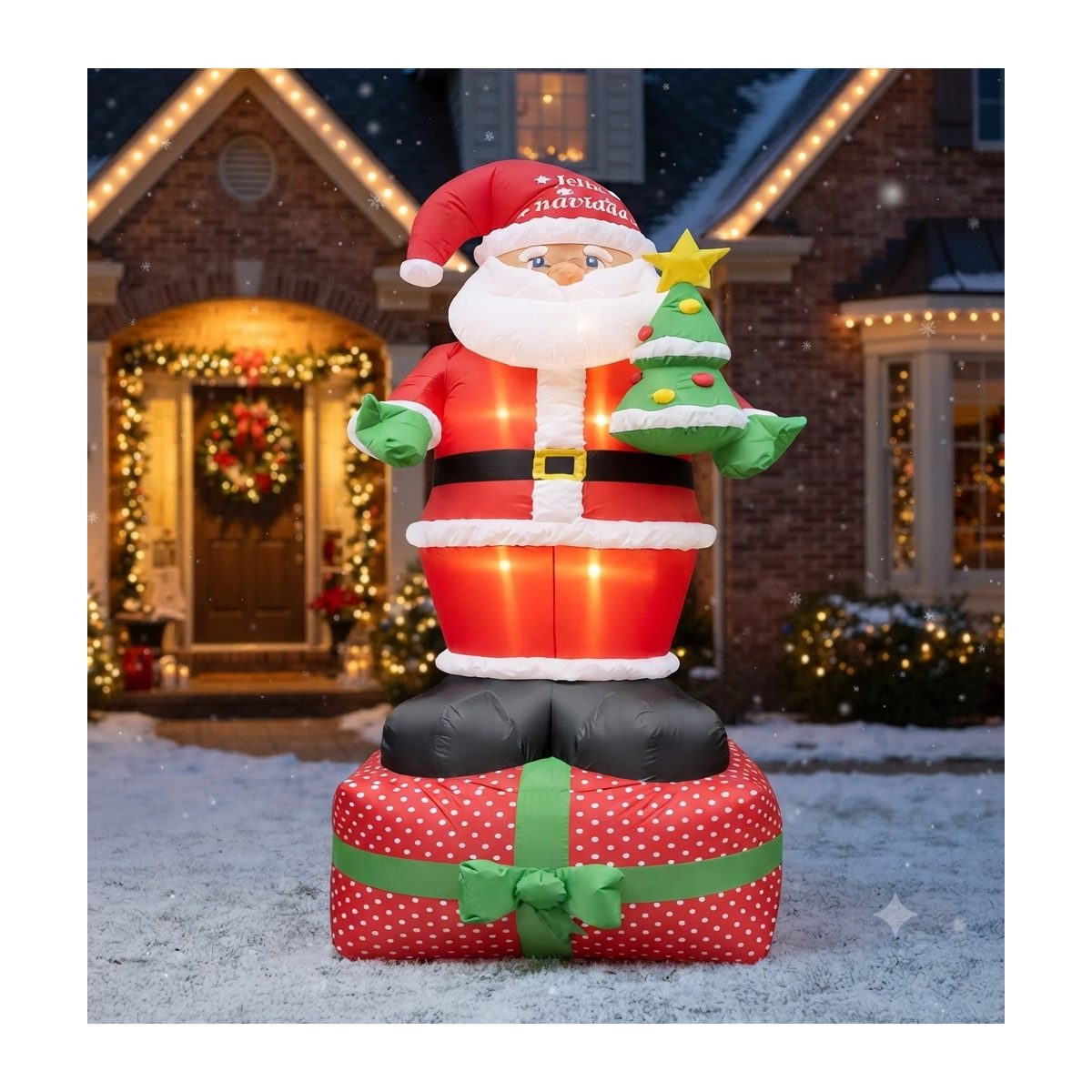 INFLABLE DE SANTA CLAUS 300CM