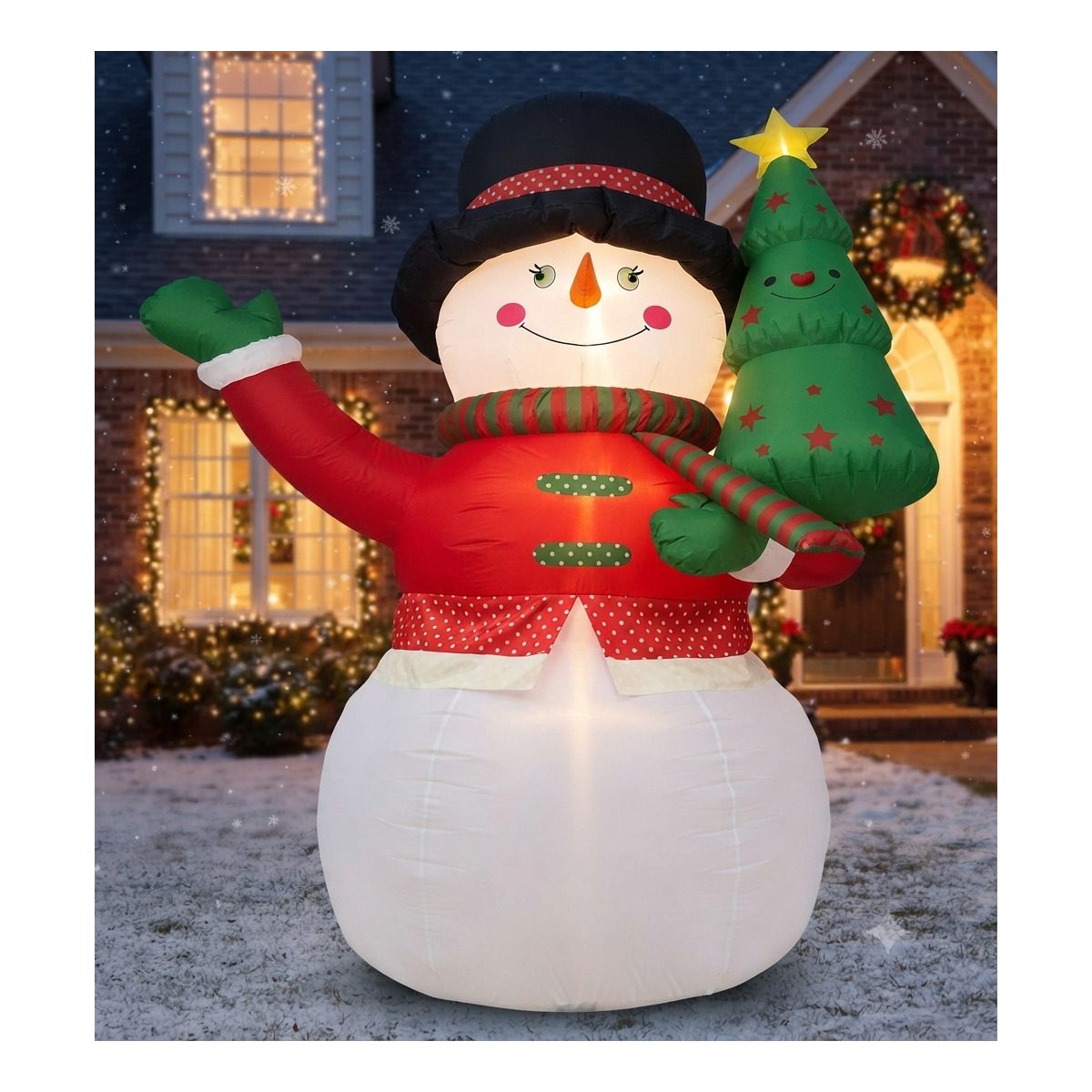 INFLABLE DE MU?ECO DE NIEVE 400CM