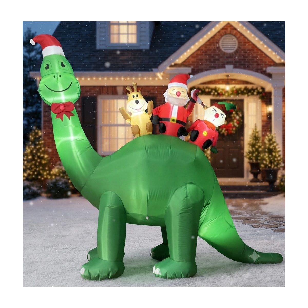 FIGURA DECORATIVA TIPO INFLABLE DINOSAURIO 240CM