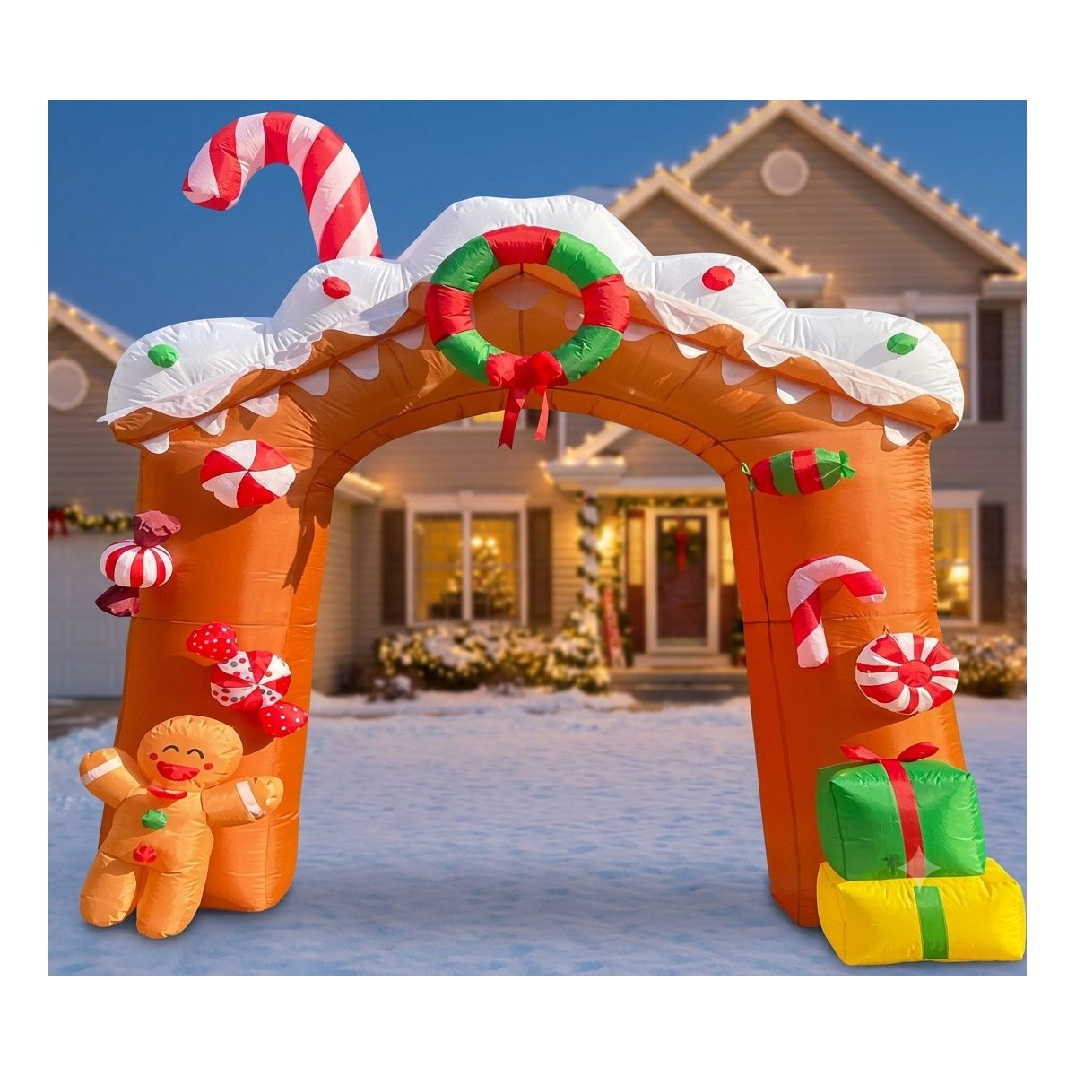 INFLABLE DE ARCO C/MUSICA DE SENSORES 360CM
