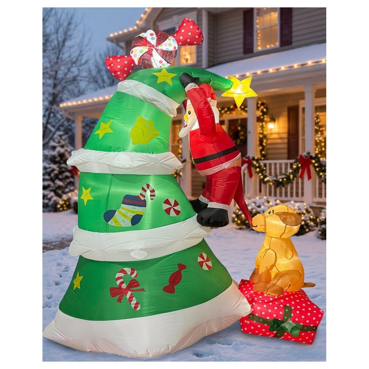 INFLABLE DE ARBOL C/MUSICA DE SENSORES 240CM