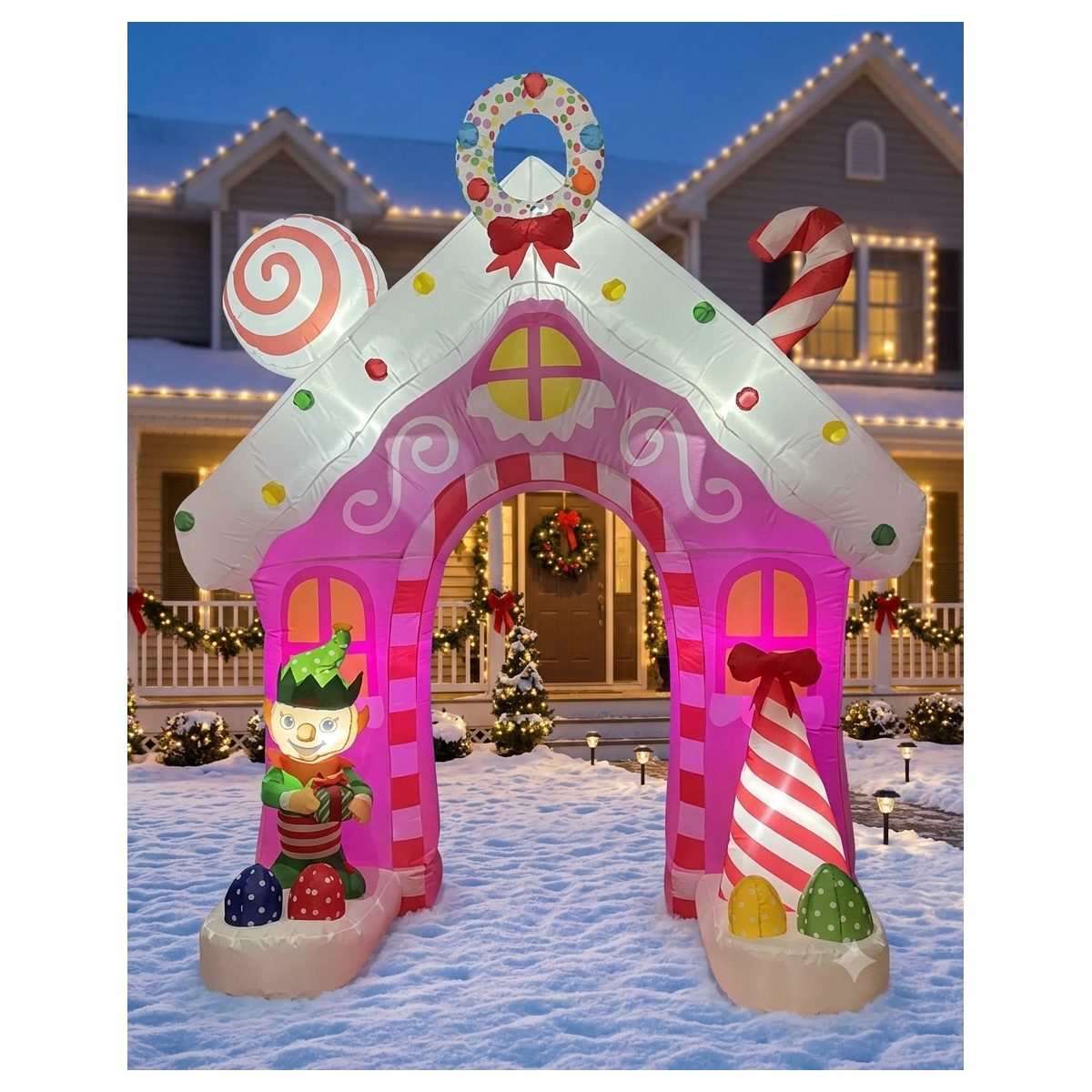 FIGURA DECORATIVA INFLABLE DE ARCO 270CM