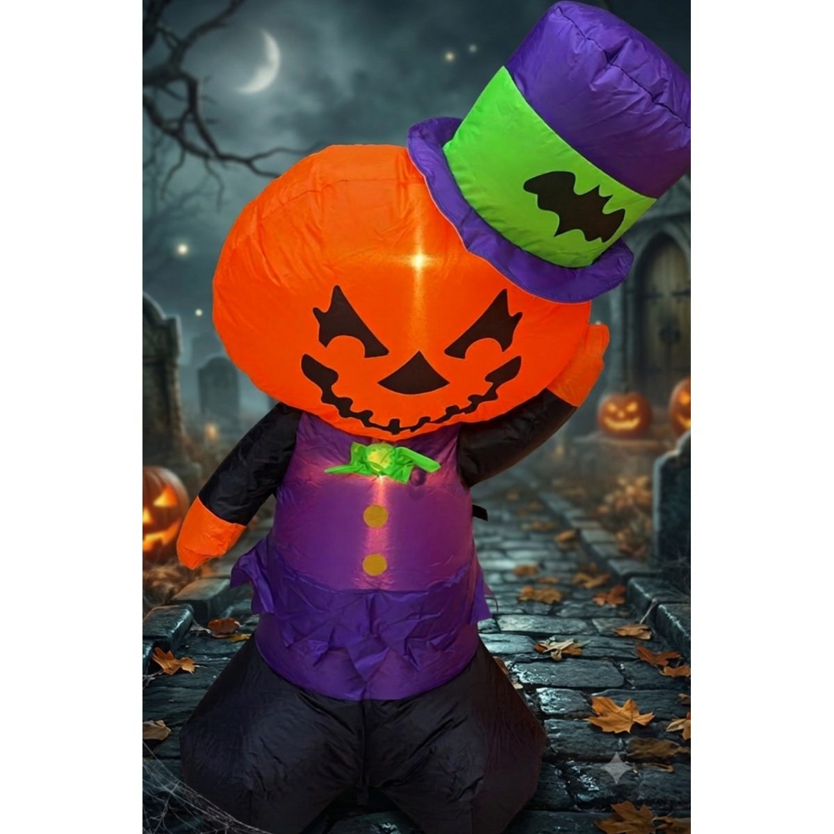 INFLABLE CALABAZA SOMBRERO BATMAN
