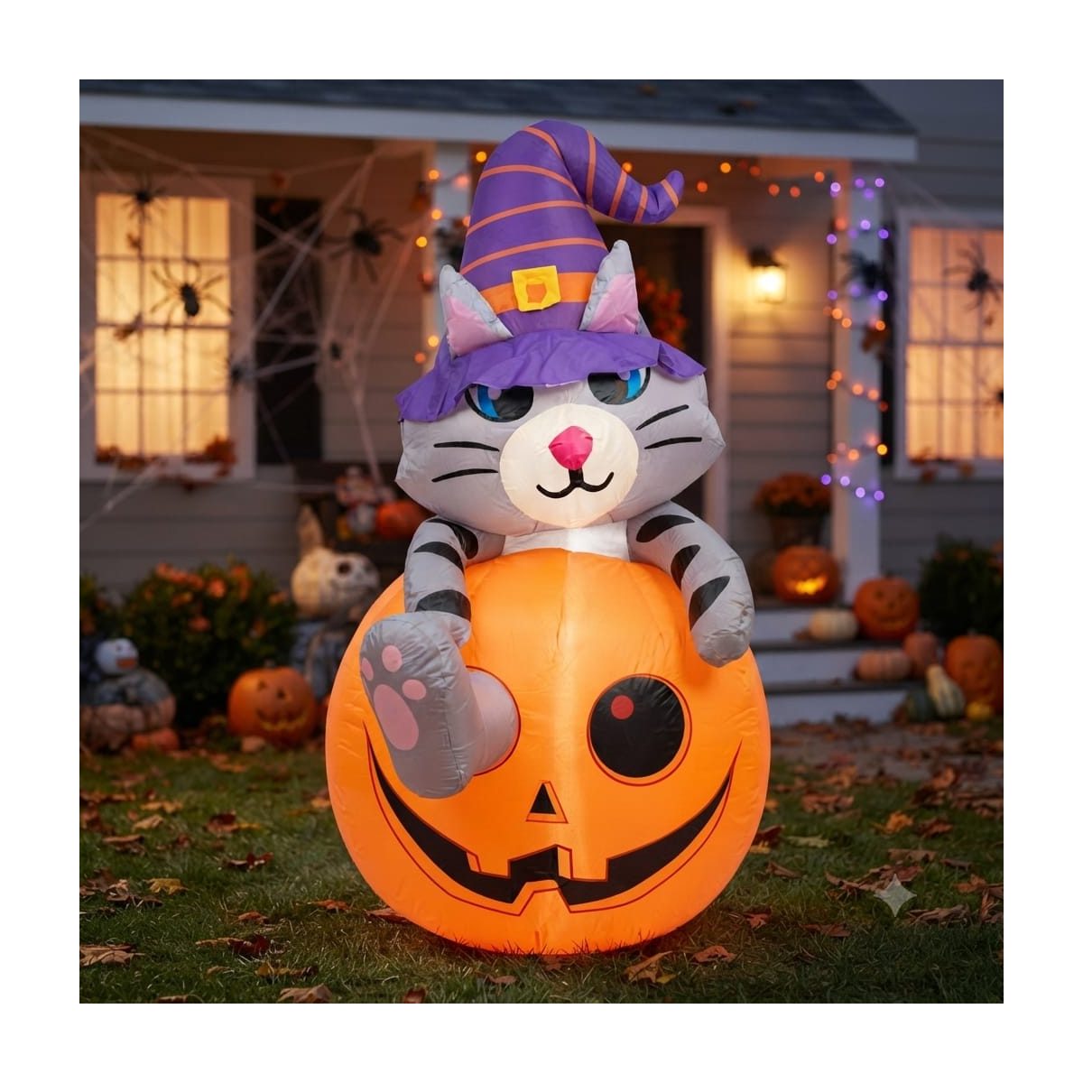 INFLABLE GATO CALABAZA
