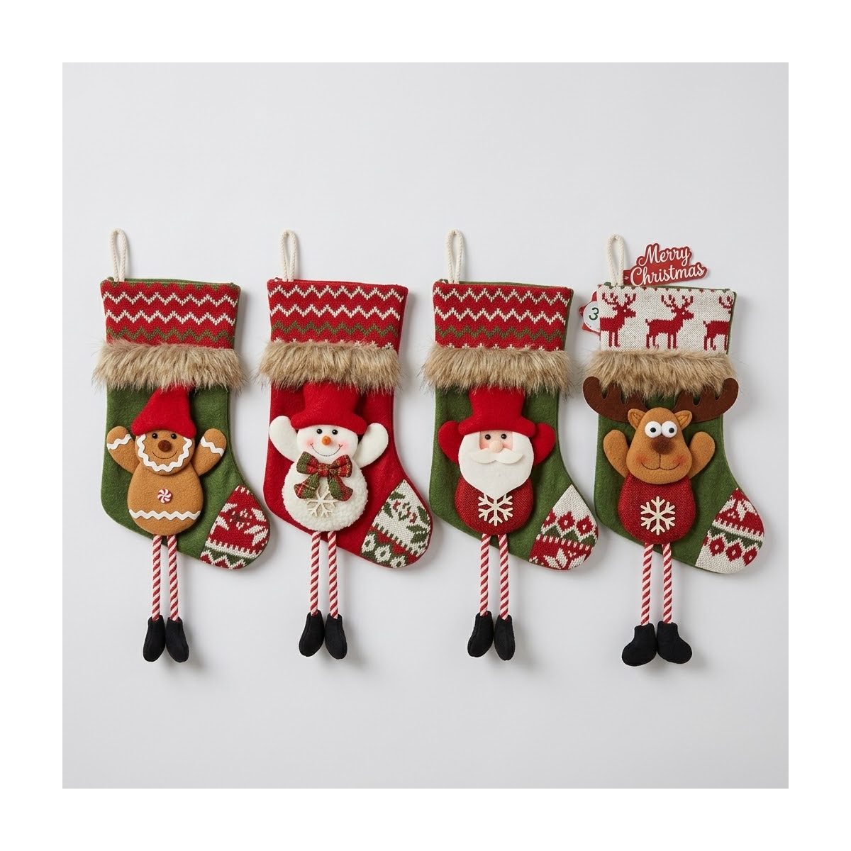 5A010- BOTAS PATONAS NAVIDEÑAS