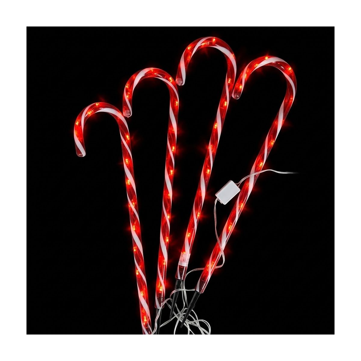 40L FIGURA DE BASTON LED'S MAGICA ROJA