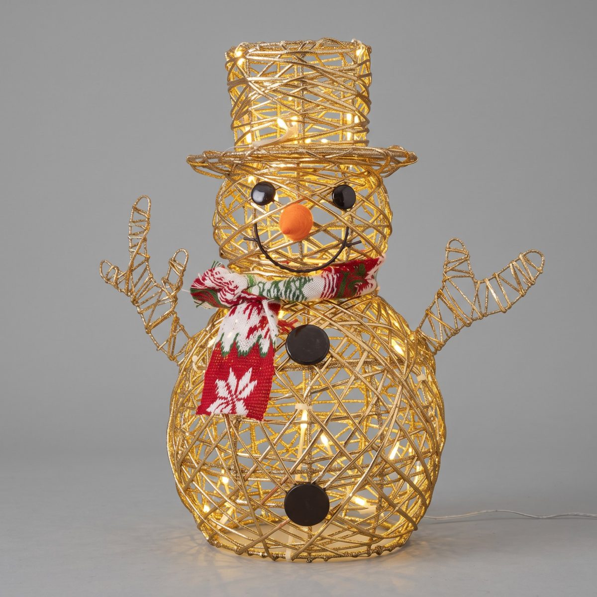 51L FIGURA DE MUÑECO DE NIEVE LEDS CALIDO