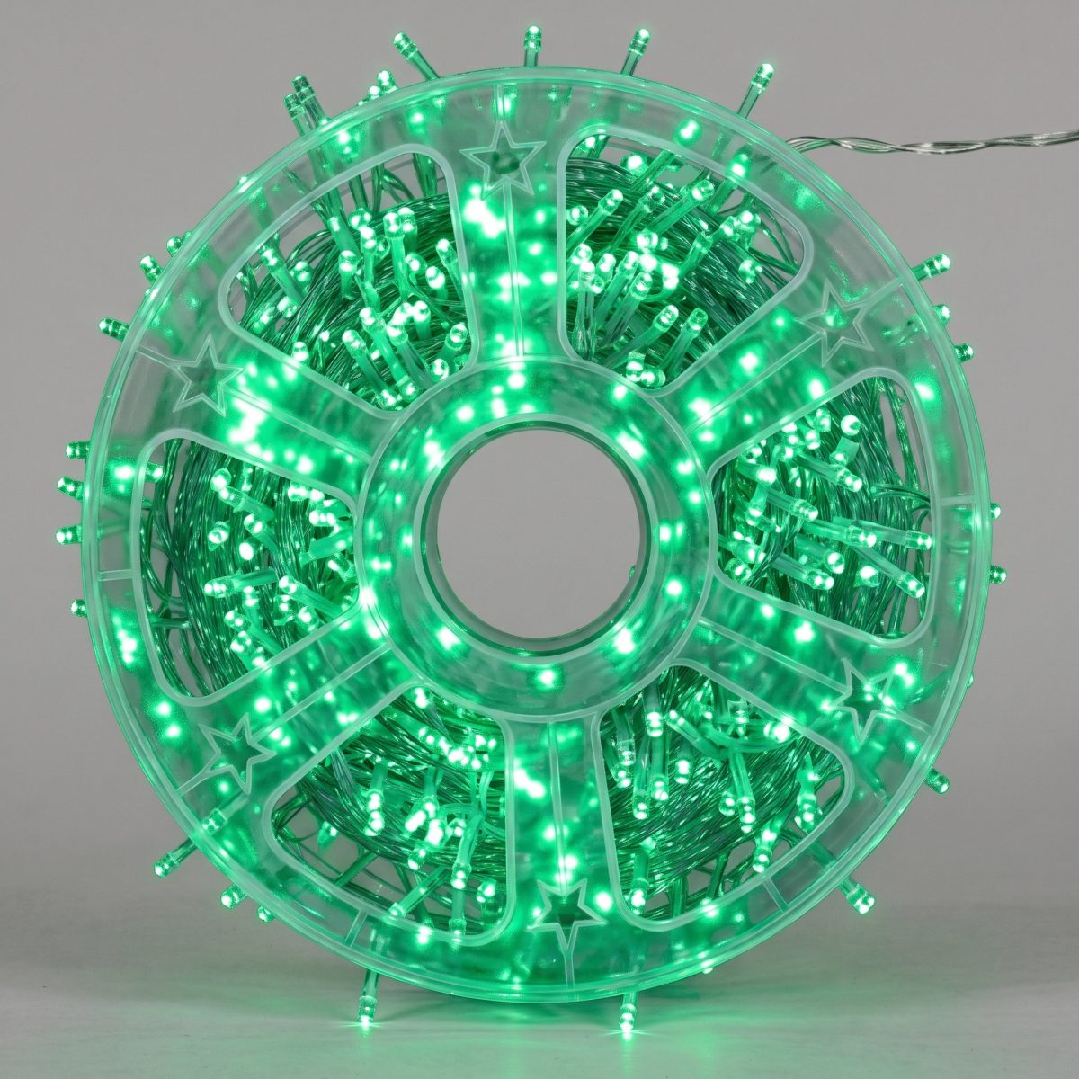 1000L, 50m SERIE LED'S VERDE FIJA/FLASH CARRETE