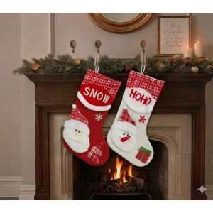 Botas santa claus  muñeco de nieve