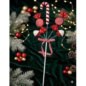 Adorno de caramelos navideños