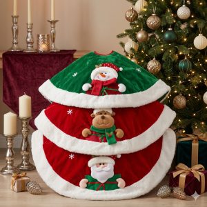 Pie de árbol navideño