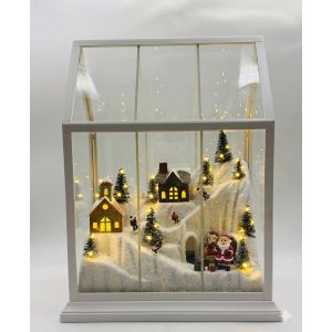 VILLA NAVIDAD CASAS DE NIVE ESTRUCUTRA BLANCA