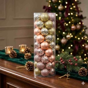Esfera champan Navideñas
