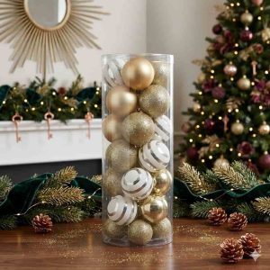 Esferas Doradas Navideñas