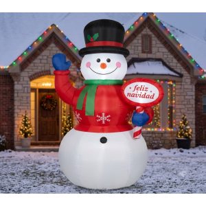 INFLABLE DE NAVIDAD MU?ECO DE NIEVE 400CM