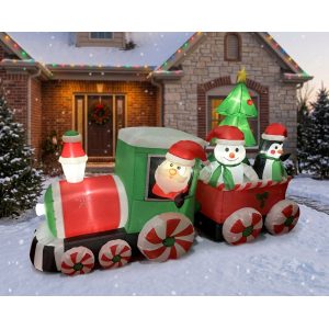INFLABLE DE NAVIDAD TREN  150CM
