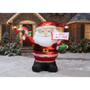 INFLABLE DE NAVIDAD SANTA CLAUS 120CM