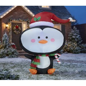 INFLABLE DE PINGÜINO CABEZON 180CM
