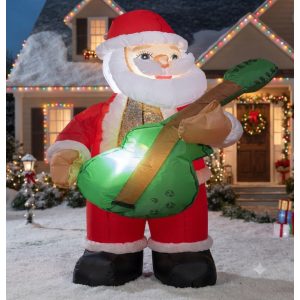 INFLABLE DE SANTA CALUS GUITARRA 120CM