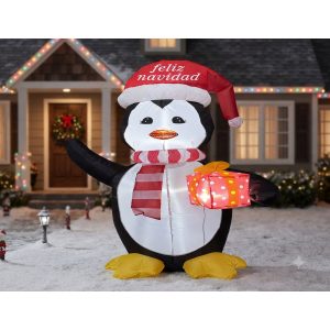 INFLABLE DE PINGüINO TEMBLAR 120CM