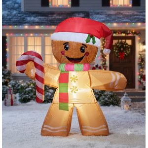 FIGURA DECORATIVA TIPO INFLABLE DE GALLETE 120CM