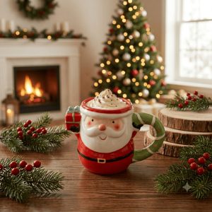 TAZA NAVIDAD SANTA