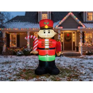 FIGURA DECORATIVA TIPO INFLABLE DE CASCANUECES 240CM