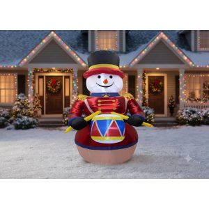 FIGURA DECORATIVA TIPO INFLABLE DE CASCANUECES CON TAMBOR 240CM