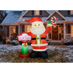 FIGURA DECORATIVA TIPO INFLABLE SANTA CLAUS 240CM