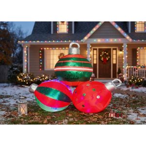 FIGURA DECORATIVA TIPO INFLABLE ESFERAS 180CM