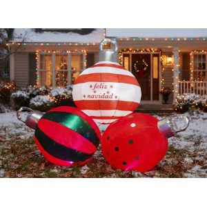 FIGURA DECORATIVA TIPO INFLABLE ESFERAS 180CM