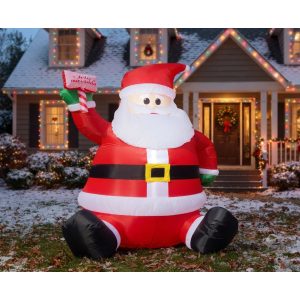 FIGURA DECORATIVA TIPO INFLABLE SANTA CLAUS 400CM