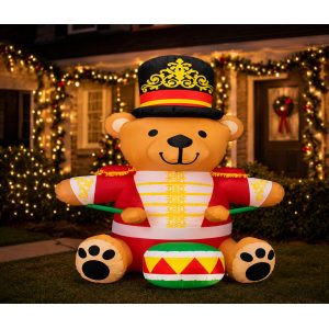 INFLABLE OSO TOCA EL TAMBOR 270CM