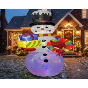 INFLABLE DE MUÑECO DE NIEVE 240CM